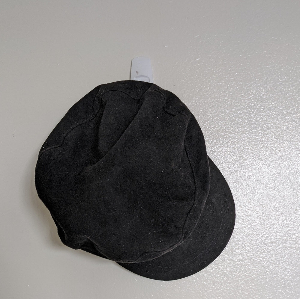 Trendy train conductor Black Hat